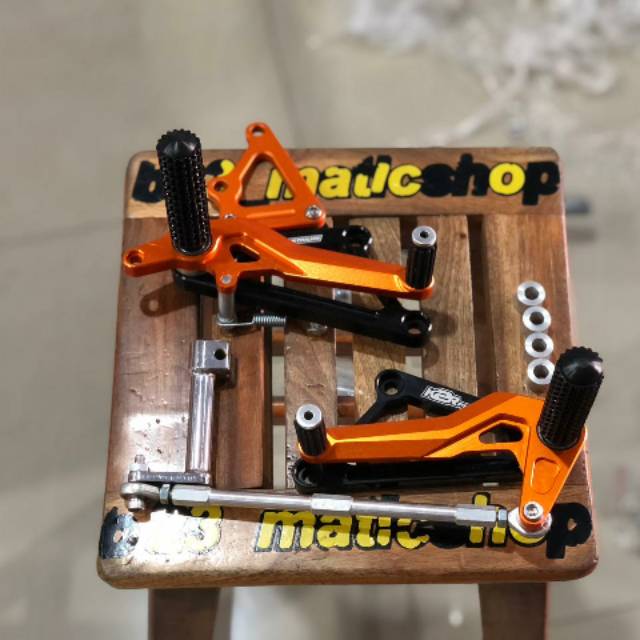 Underbone kawahara k2r racing ninja r rr kr krr ss vr disk belakang pnp racing step dural oren