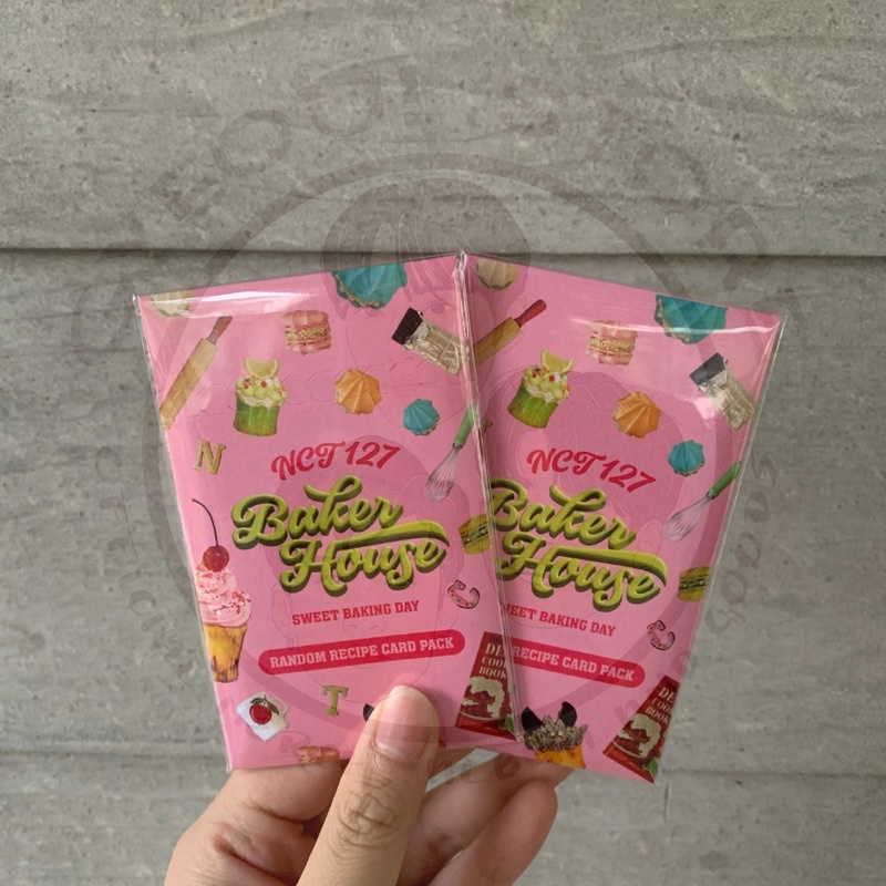 [READY STOCK] NCT127 BAKER HOUSE RANDOM RECIPE CARD PACK SEALED