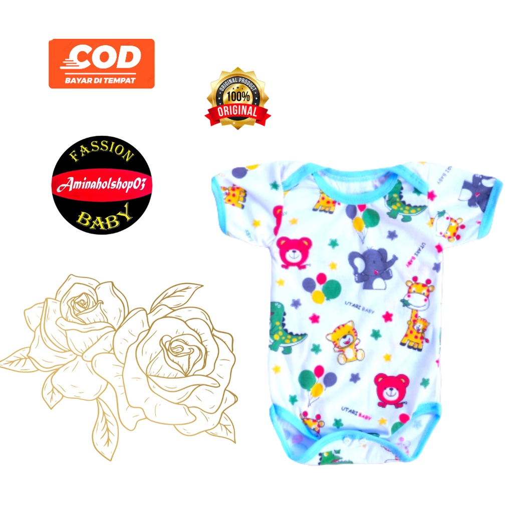 Jumper Bayi Newborn , Overall Anak, Baju Kodok, Romper Lengan Pendek Gajah ,Jumsuit Bayi Jumper Bay