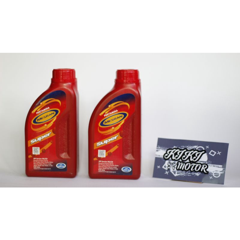 OLI MESIN MESRAN SUPER SAE 40 PERTAMINA OIL MOTOR 800 ML
