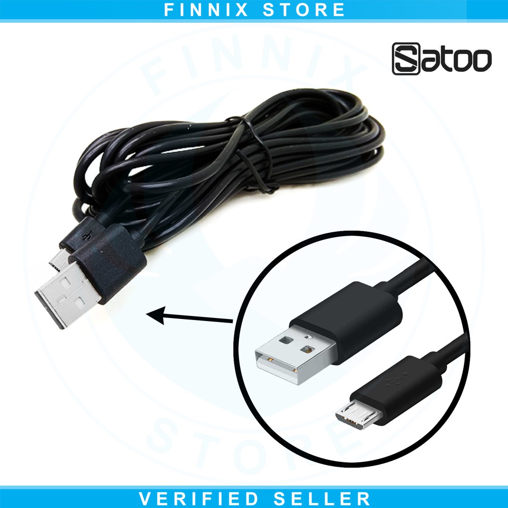 Kabel Micro USB 5 Meter / Cable Power for IP Cam / Smartphone / Table and USB Devices