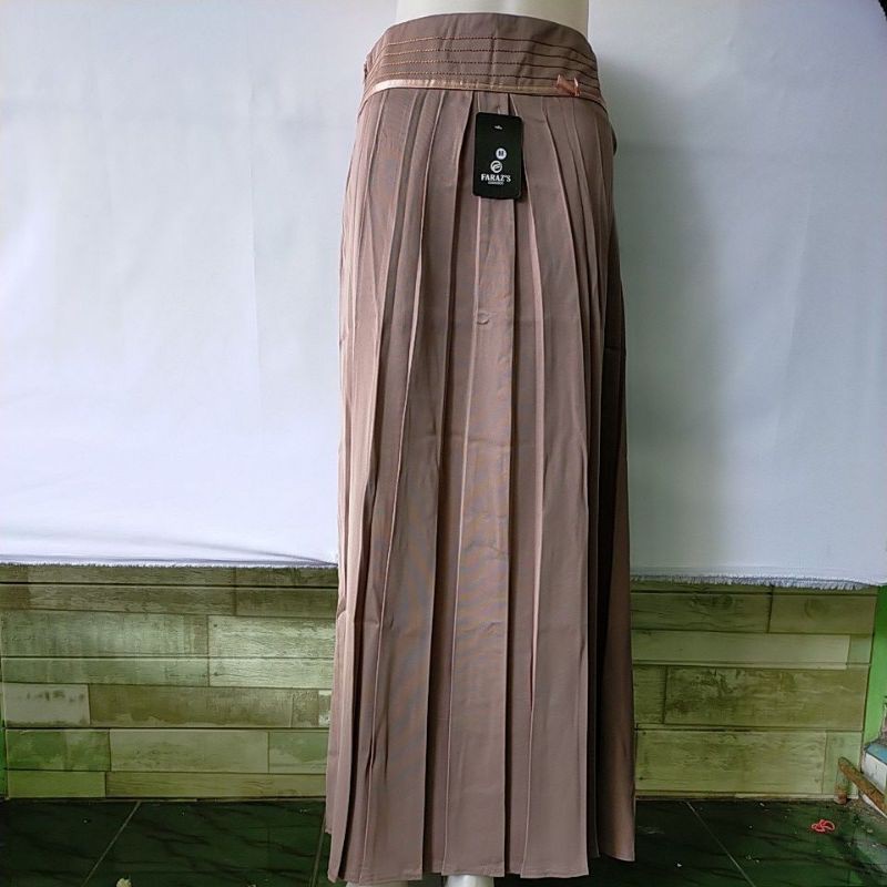 ROK KANTOR bahan katun tebal/Size M,L XL, XXL,XXXL.-Mocca/coksu