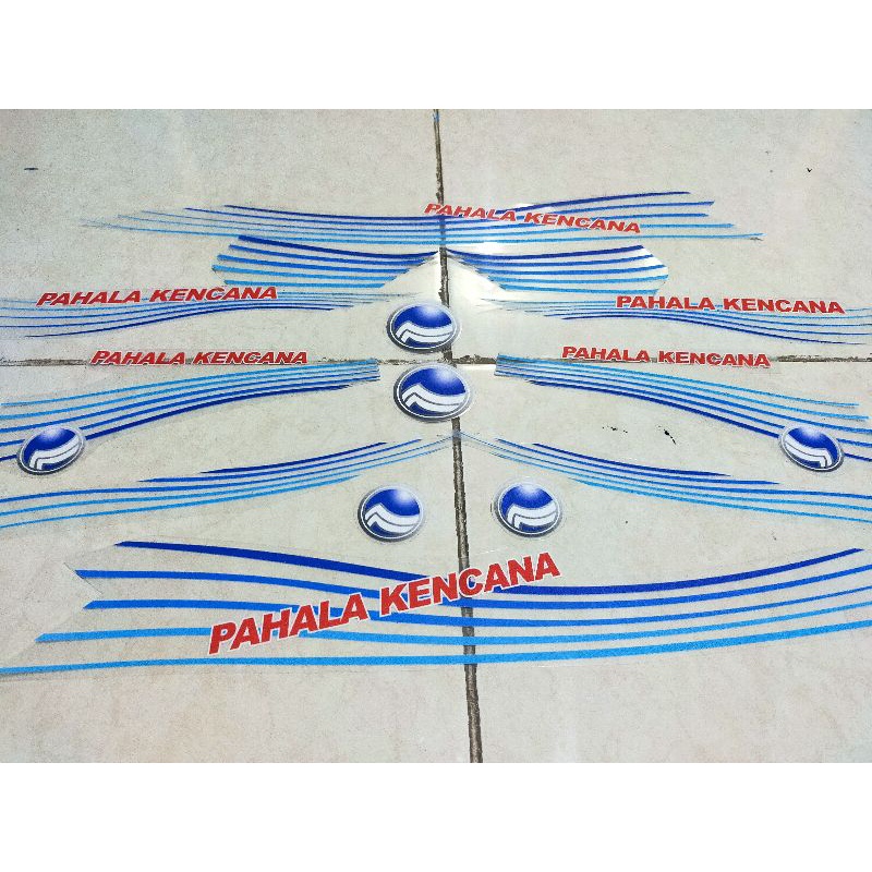 Striping transparan Vario old 125 bohlam livery bus PAHALA KENCANA