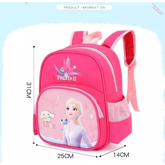 ATM-67 TAS RANSEL ANAK PEREMPUAN PROZEN LOVE TAS SEKOLAH ANAK TK SD