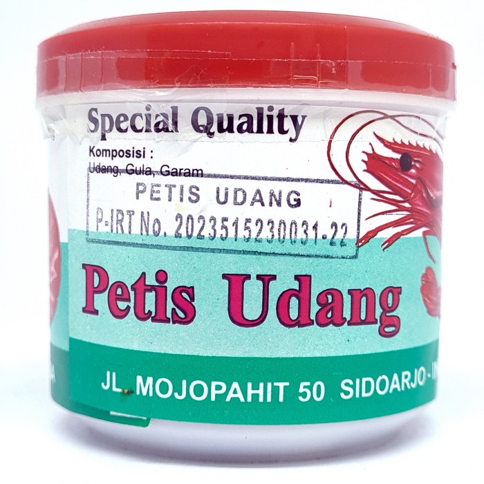 

MITRA PETIS UDANG SUPER 200gr | BUMBU MASAK DAPUR TAHU RUJAK CINGUR