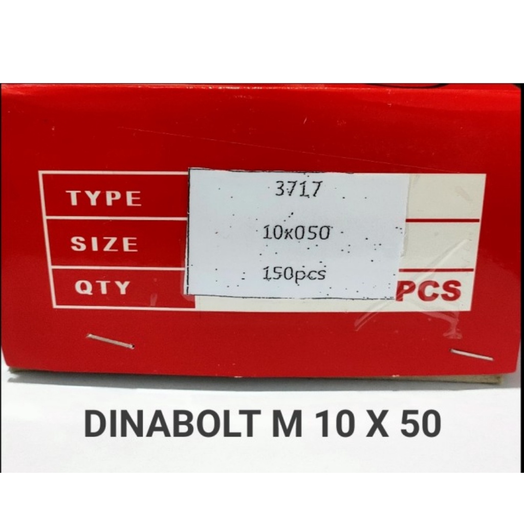 DINABOLT 10 x 50 - PER PCS