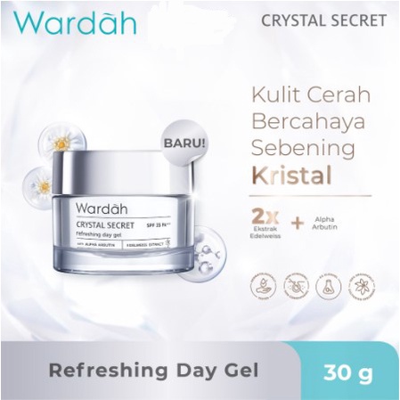 ★ BB ★ Wardah Crystal Secret Resfreshing Day gel Spf 35 PA+++ 30gr