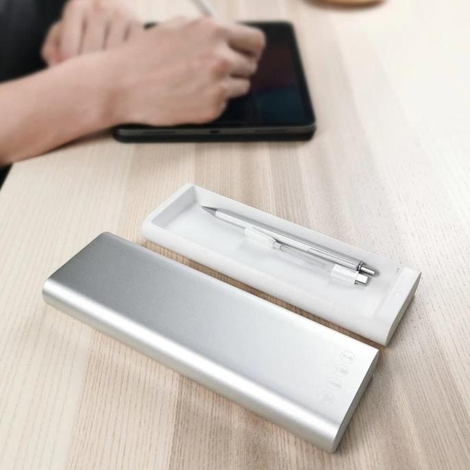 

SALE YOUPIN MIIIW METAL STATIONERY BOX ALUMINUM ALLOY (SILVER) ( PACKING AMAN )