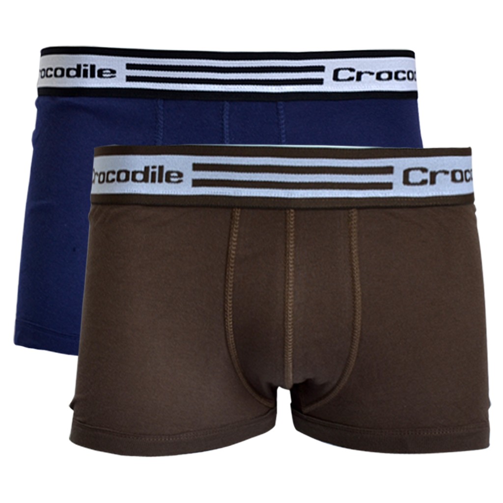  Crocodile  Boxer 555 002 1 pack isi  2 pcs Celana  Dalam  