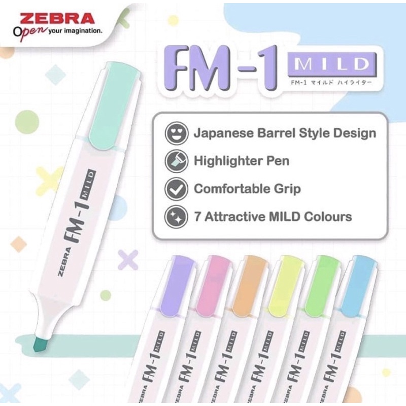 

Zebra FM-1 Mild / Stabilo Best Seller