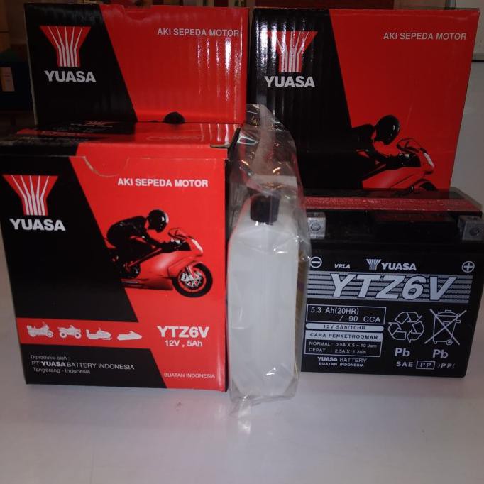 AKI MOTOR SATRIA FU VARIO 150 PCX SONIC 150 YUASA YTZ6V YTZ6 V