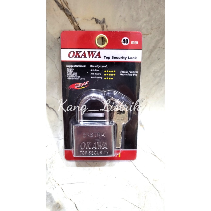 Gembok Leher Pendek 40mm