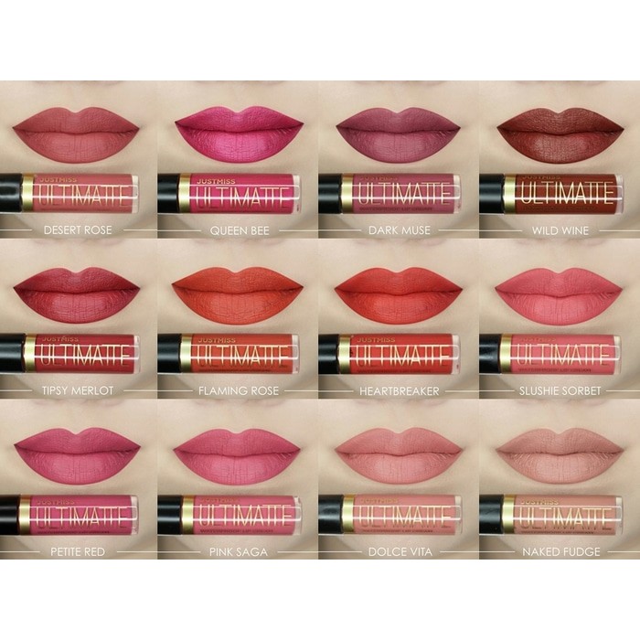 Just Miss Ultimatte Waterproof Lip Cream Shopee Indonesia Review lipstik just miss ultimatte