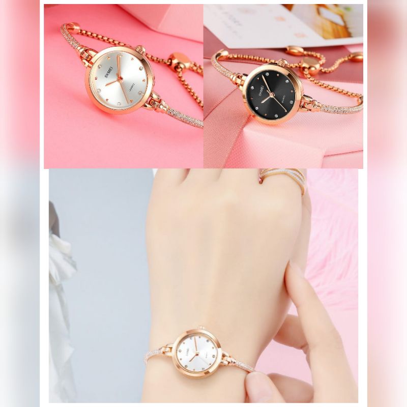 Jam Tangan Wanita SKMEI 1805 Rantai ORIGINAL