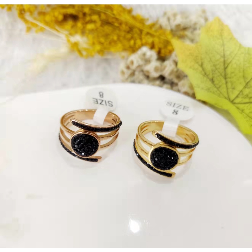 Cincin  titanium full mata T0017