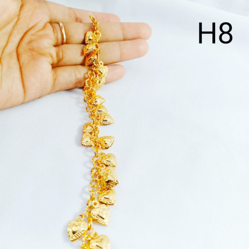 Gelang dewasa xuping berlapis emas 22-24k Kode H8