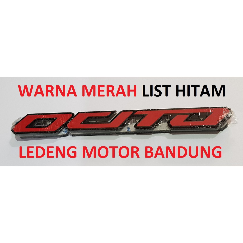 Emblem Ocito 3D Yamaha Nmax Sticker Akrilik Tempel Body Belakang N Max