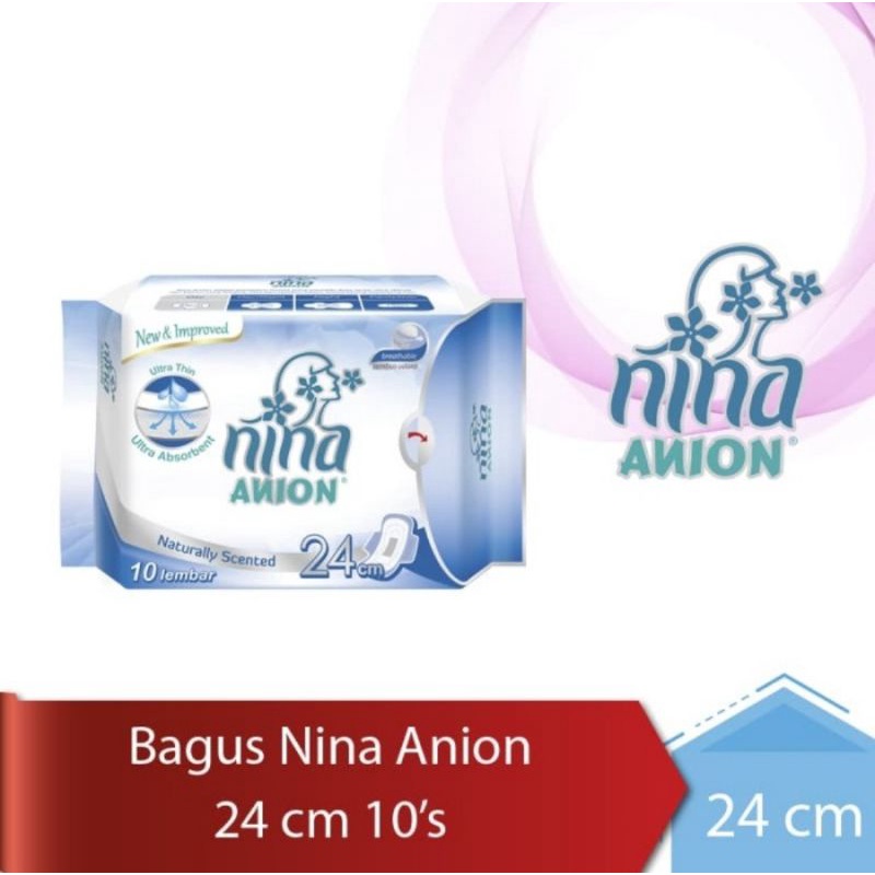 Bagus Anion 24 cm Isi 10s/ Pembalut Wanita