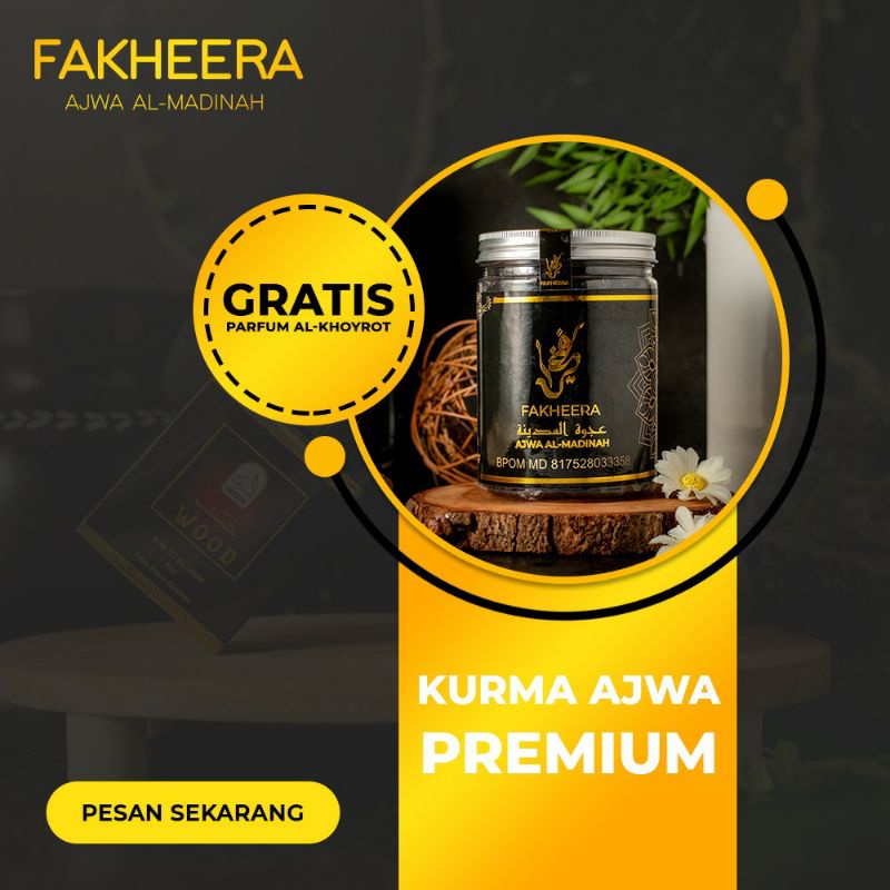 Kurma Ajwa Fakheera Original 500gram Al Madinah