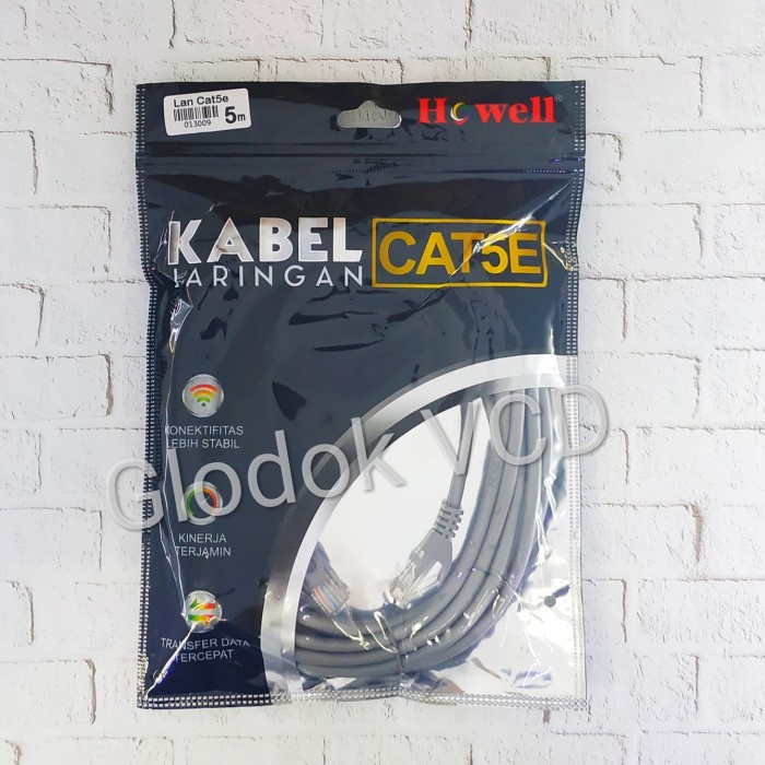 Howell Cat5 5m UTP Ethernet Network Cable / Kabel LAN