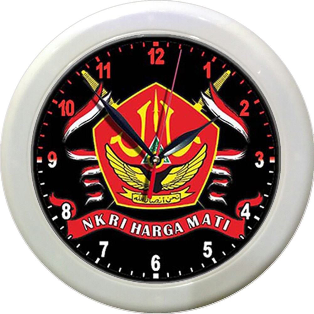 JAM DINDING BANSER INDONESIA   (DIAMETER 30CM)