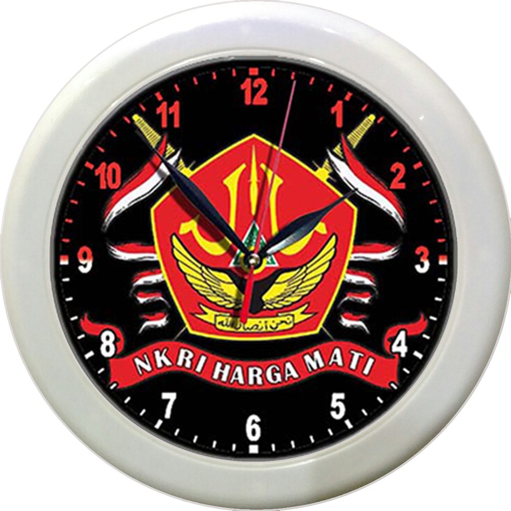 JAM DINDING BANSER INDONESIA   (DIAMETER 30CM)