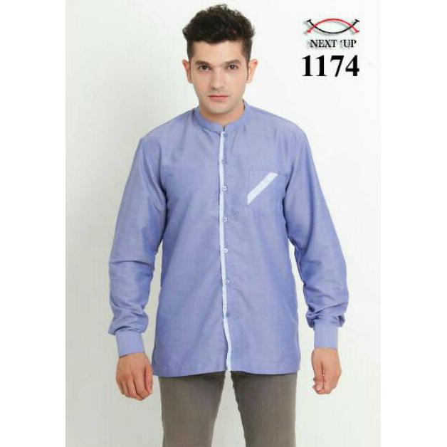 Baju Koko pria Baju Koko Pria Lengan Panjang|Original Next Up Murah