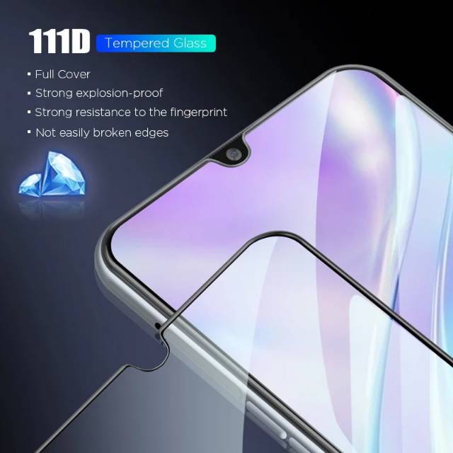 TG Anti Gores Layar Realme 3 Full Cover Oppo Realme 3 Tempered Glass Full Screen Protector Premium