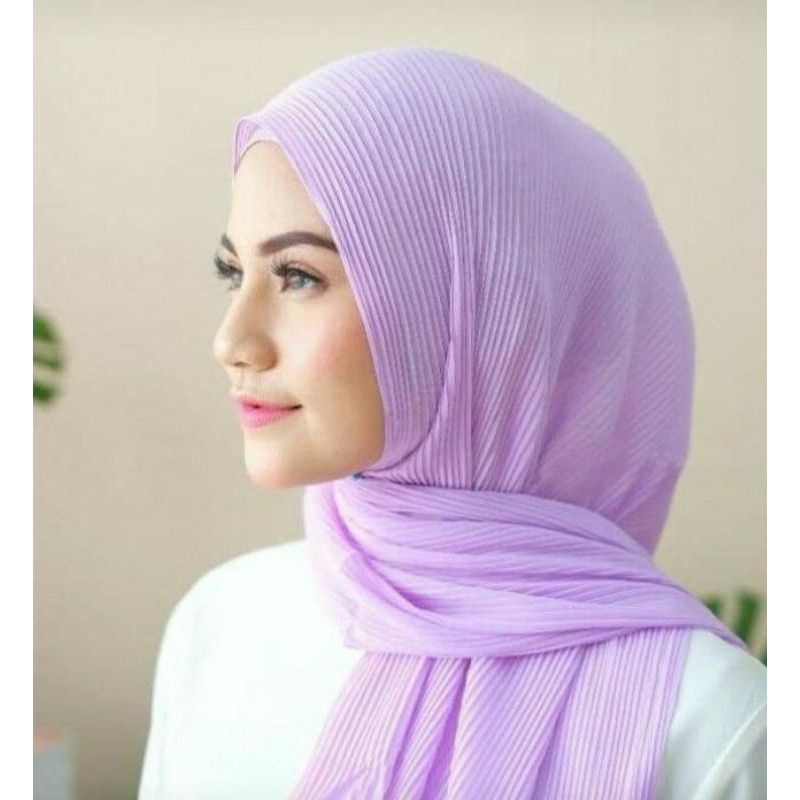 UDM HIJAB PASHMINA PLISKET / PLISKET FULL TANPA GARIS TENGAH / PASHMINA  / HIJAB MURAH /COD