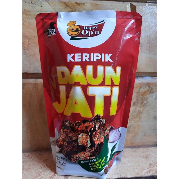 

keripik daun jati / cemilan /daun jati / 100gram