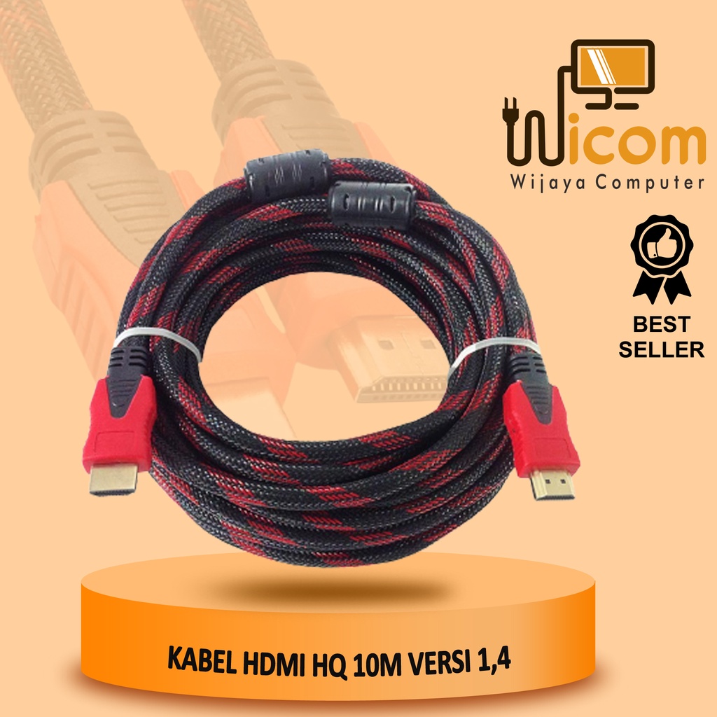 KABEL HDMI JARING 10 METER VERSI 1.4 (HDMI TO HDMI) ORIGINAL