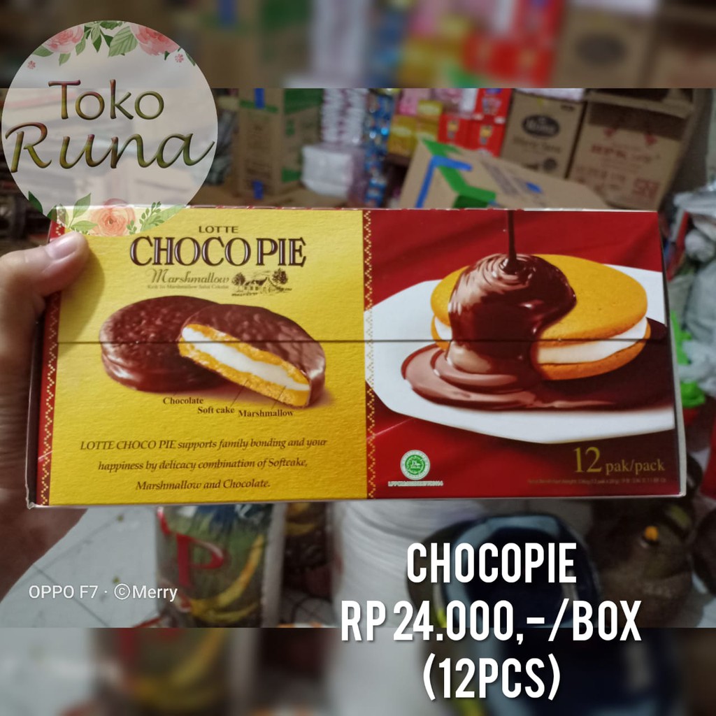 

Chocopie Marshmallow Chocolate(12pcs)