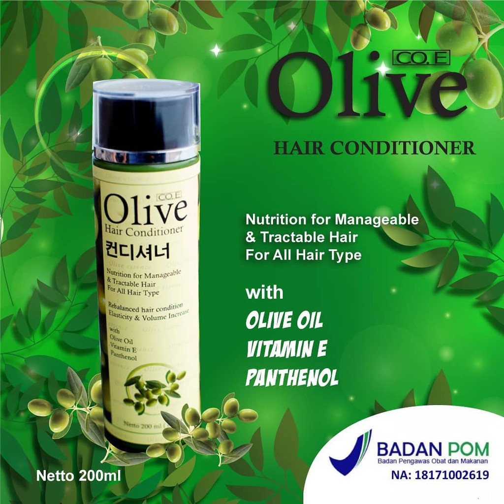 OLIVE HAIR CONDITIONER COE ORIGINAL BPOM