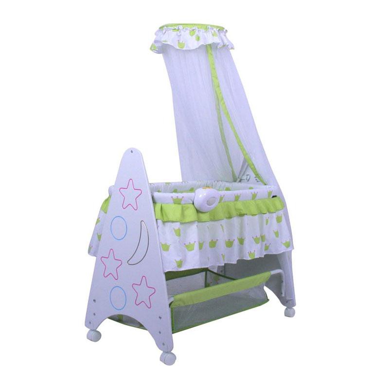 box bayi Pliko Deluxe Baby Box swing cradle pliko