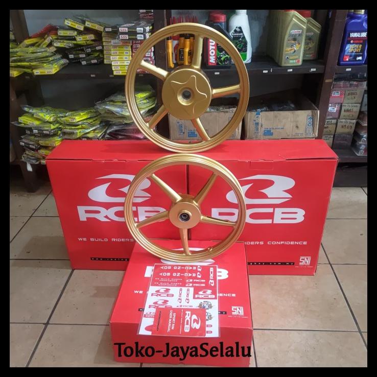 Velg Racing Rcb Xeon/Mio M3/Xeon Gt Ring 14 Sp 522 Gold Original