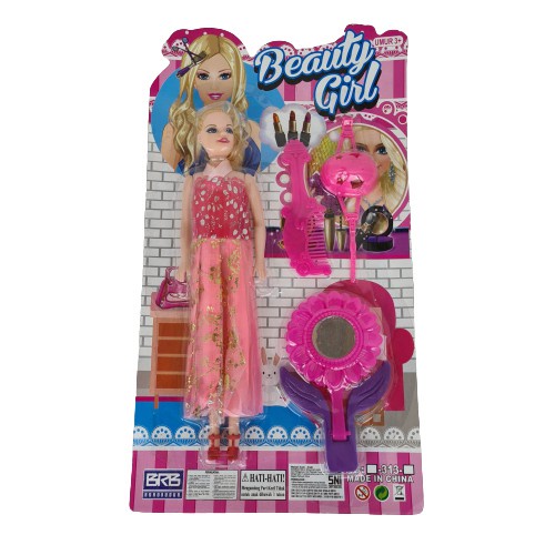 Mainan Boneka Beauty Girl Set Aksesoris Cermin dan Sisir Boneka - 313