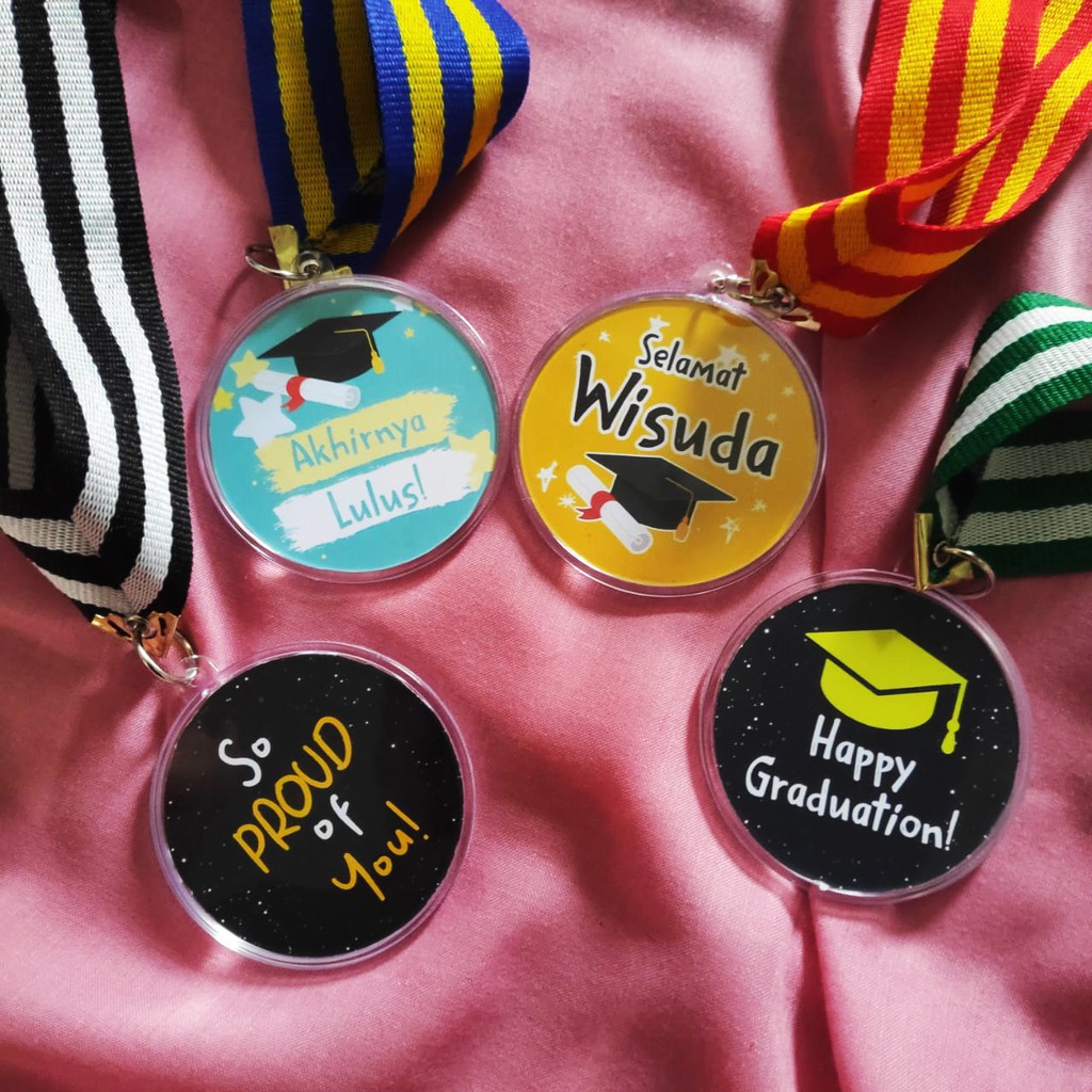 Jual Custom Medali Akrilik Medali Wisuda Anniversary Medali Custom