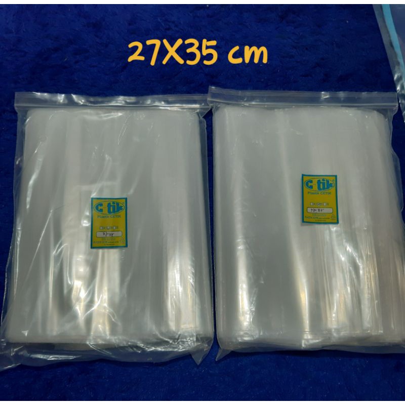

Plastik Klip Plastik Cetik 27X35 Isi 100pcs /100 lembar