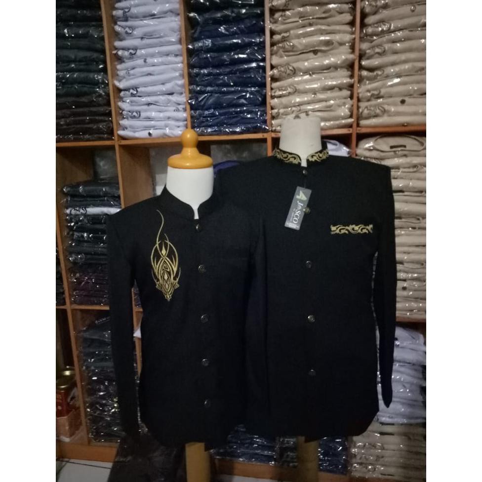 EXCLUSIVE JAS ANAK MOTIF KEPALA NAGA HITAM  KOKO ANAK MUMER