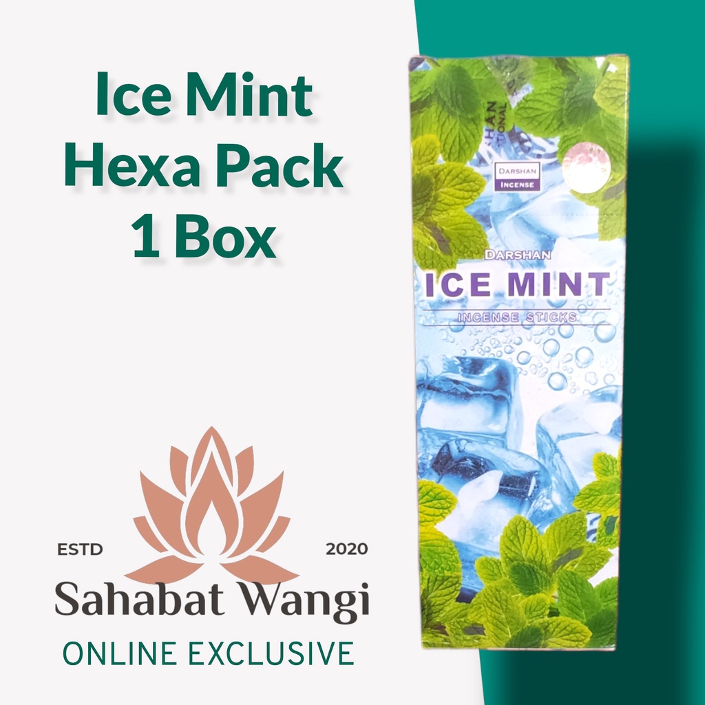 Dupa India Darshan Ice Mint Hexa Short ( 6 Pack)