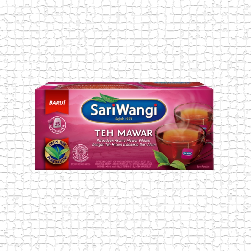 

Sariwangi Teh Mawar - Rose Tea 1 Box Isi 25 Pcs