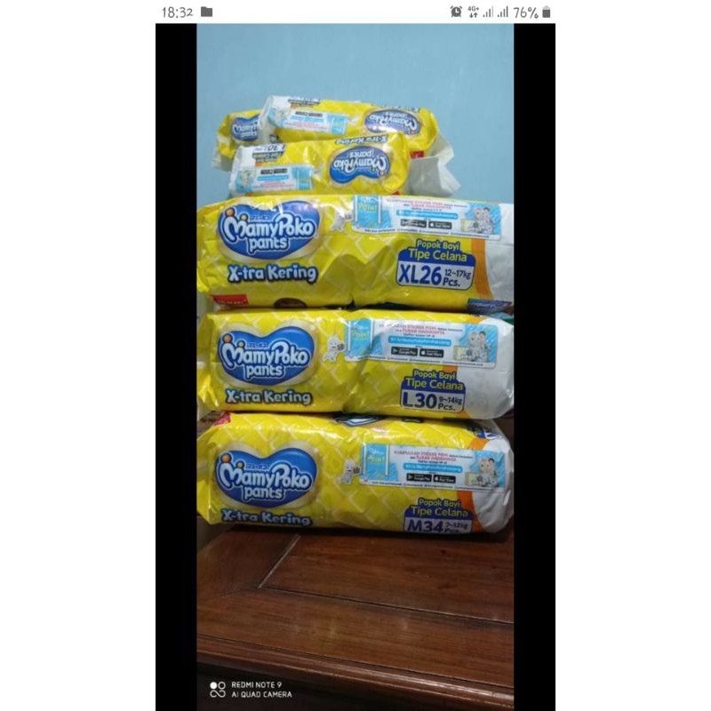 Mamypoko pants extra kering  M34/L30