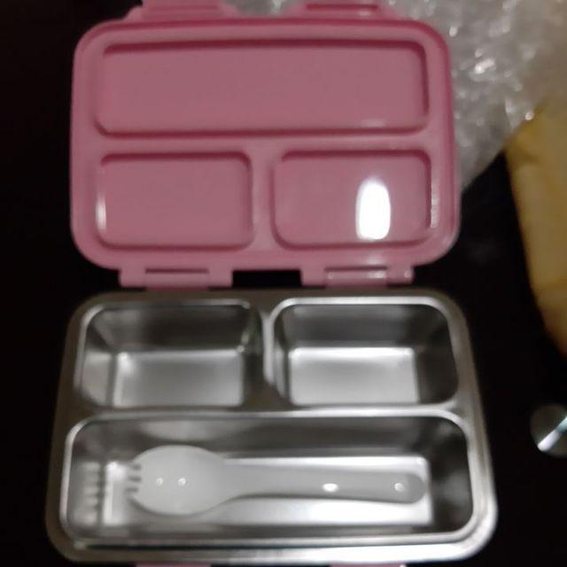Kotak Makan Lunch Box Yooyee Mini Stainless Steel 3 Sekat 627