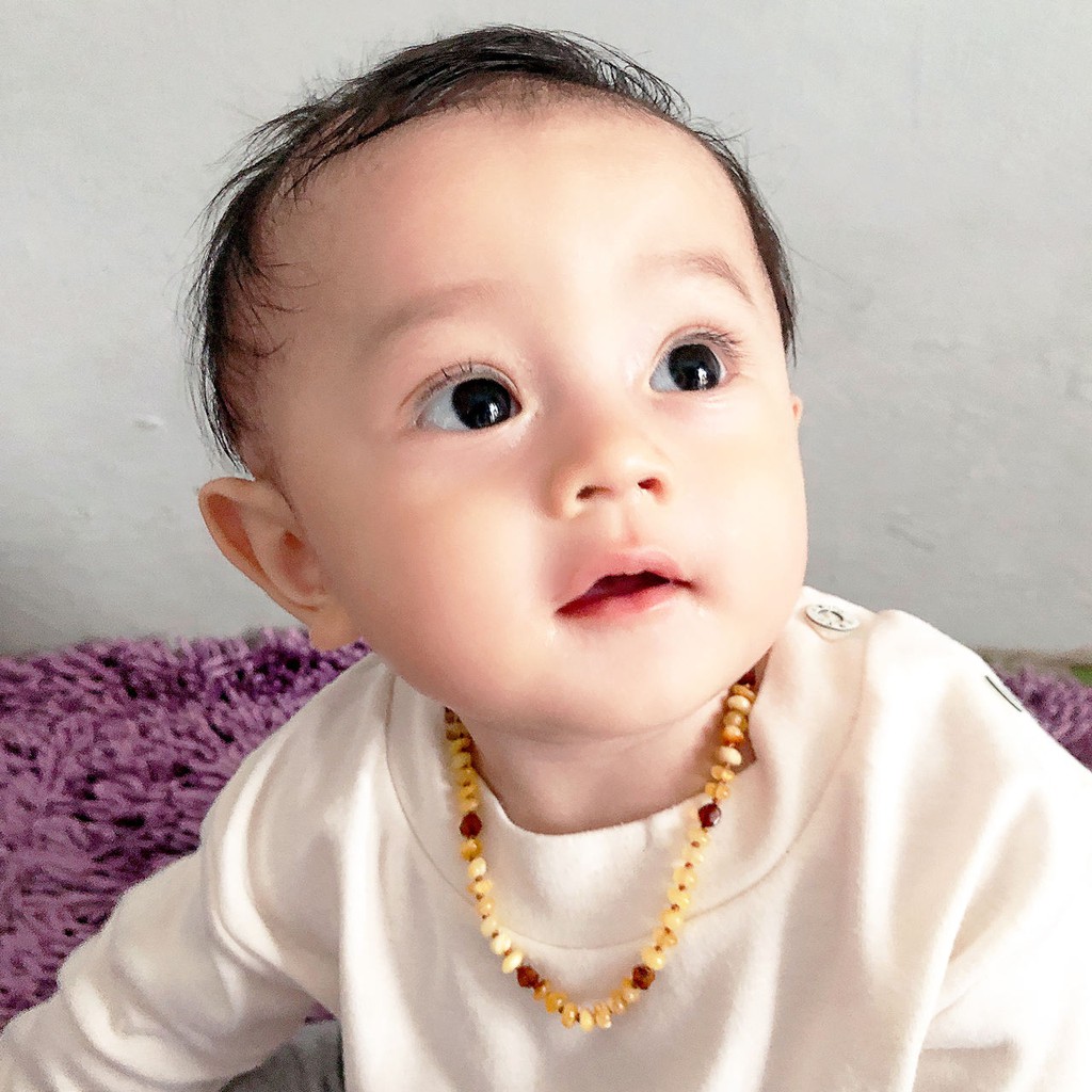 (CE167, CE160) Kalung Amber Tumbuh Gigi Bayi By Carlis Baby