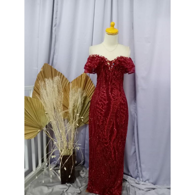 RNDGaun prewwed/gaun penyanyi/baju panggung/baju pesta
