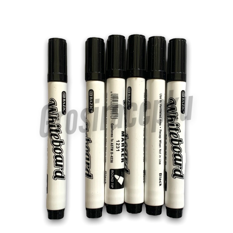 Spidol Basic Hitam Merah Permanent / whiteboard Satuan Murah meriah