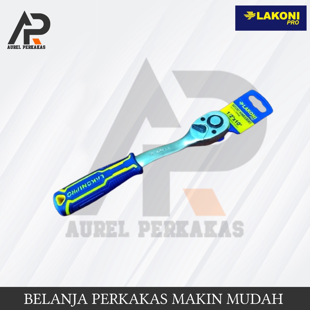 KUNCI RATCHET LAKONI PRO 1/2"X10"