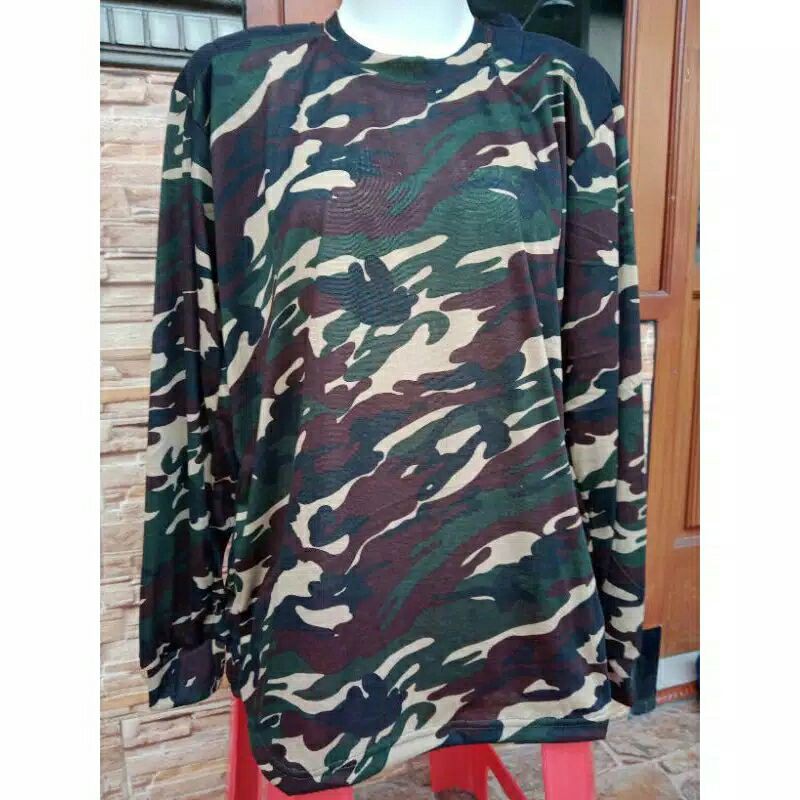 kaos loreng banser kombinasi hitam