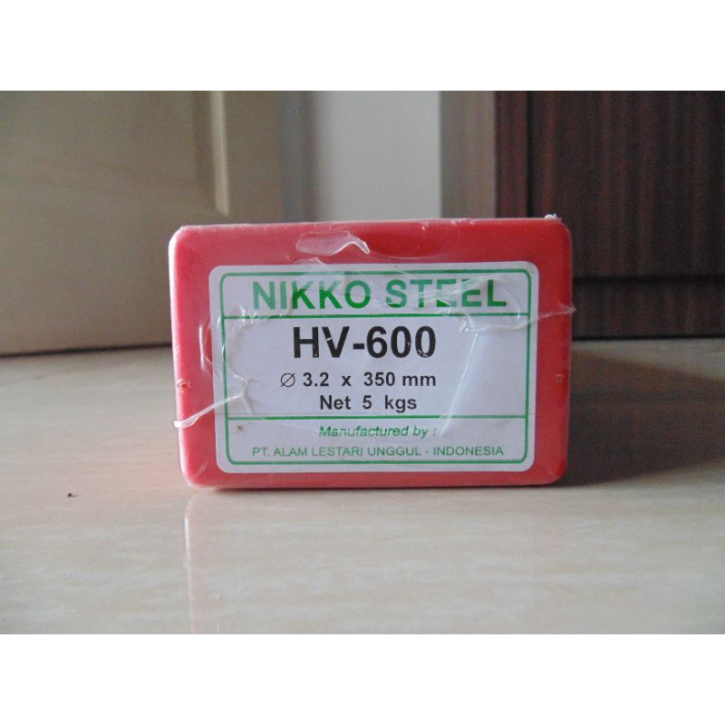 Kawat Las HV 600 3.2mm NIKKO STEEL HV-600 3,2mm (1KG)