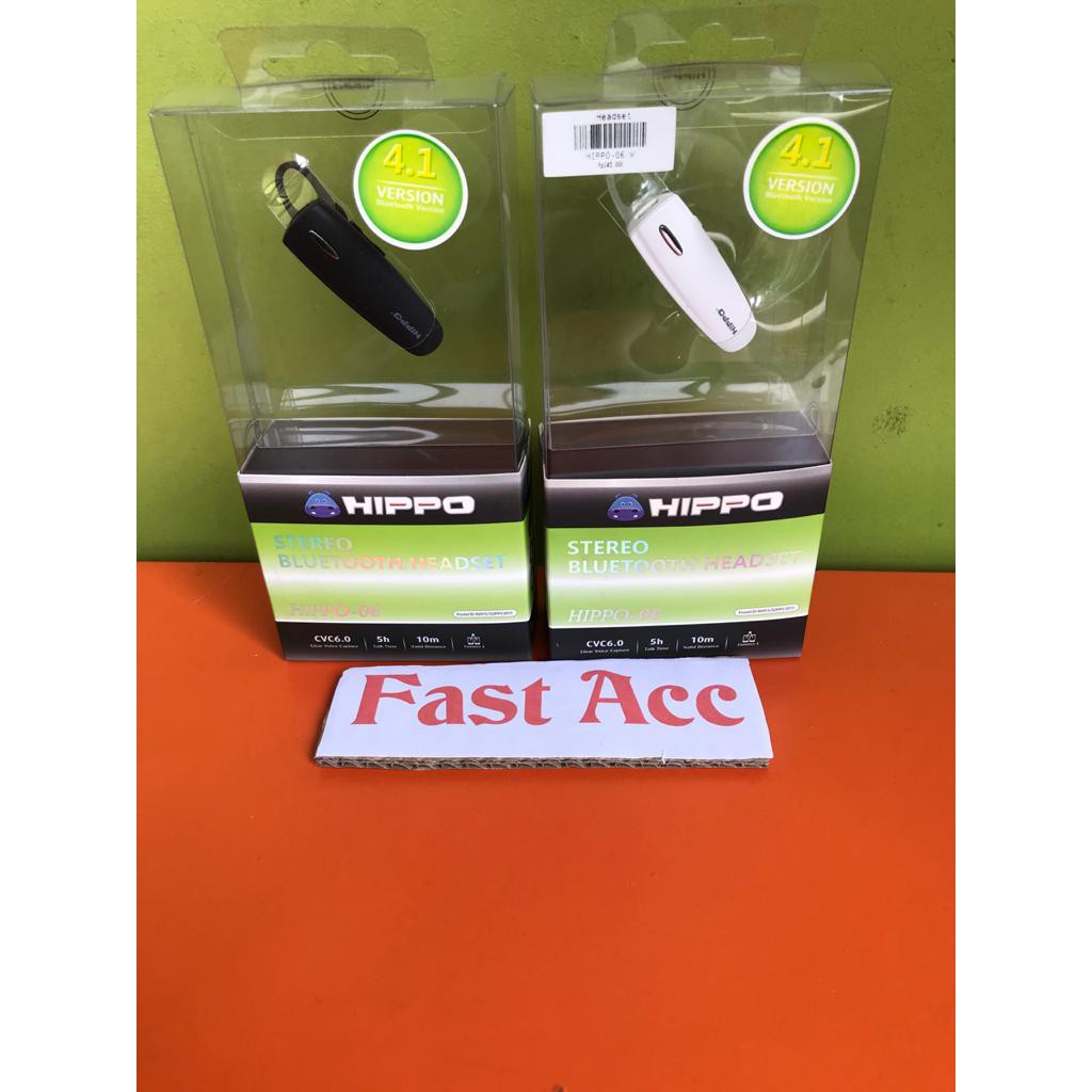 HIPPO HANDSFREE BLUETOOTH, HEADSET BLUETOOTH H-06